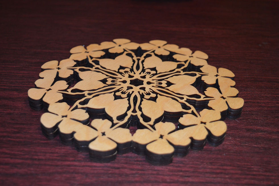 Thumbnail: Dogwood blossom trivet