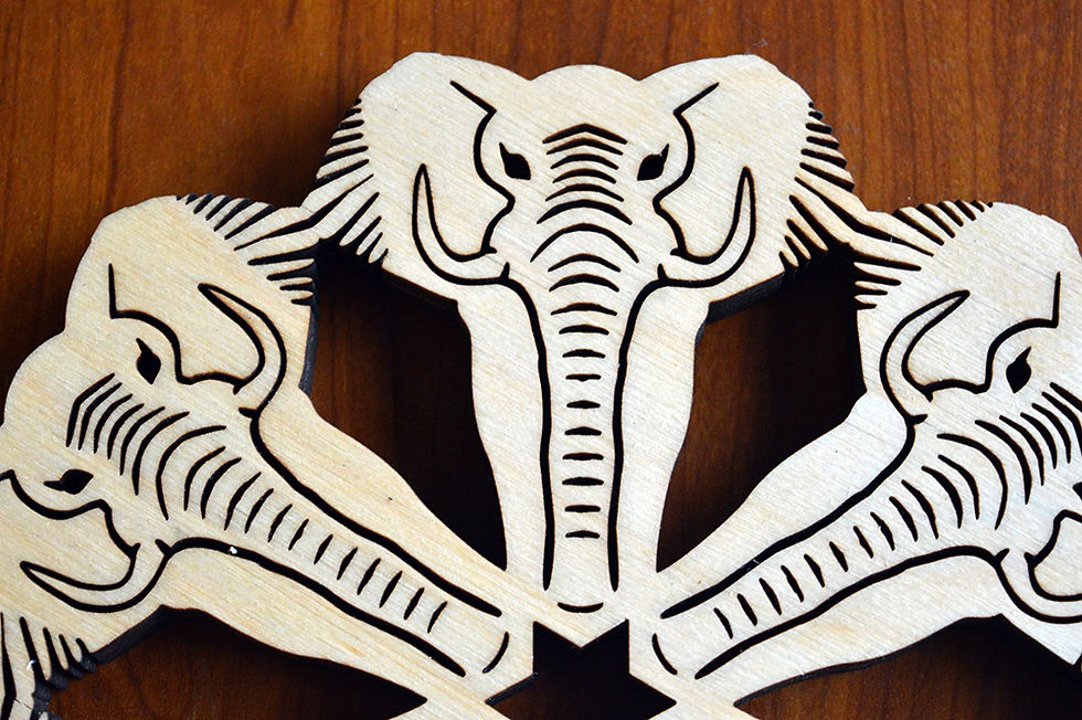Thumbnail: Elephant trivet