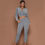 Miniatura: Spring Autumn Winter Linter 2 Piece Set Women Trousers Long Sleeves Solid Zipper