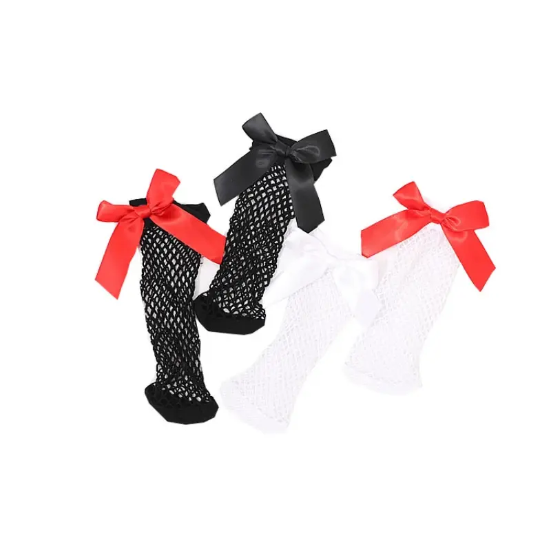 Miniatura: Fashion 2024 New Women Sexy Black Mesh Short Ankle Socks Christmas Girls Fishnet