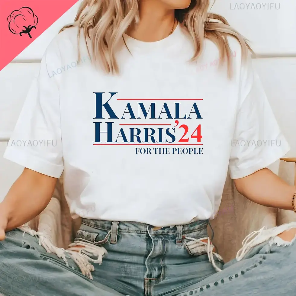 Miniatura: Madam President Kamala Harris 2024 Man Printed T-shirt Kamala Harris Served The 