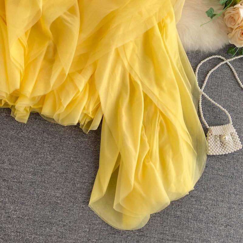 Miniature : CHICEVER Elegant Shirts For Women O Neck Lantern Long Sleeve Asymmetrical 