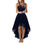 Miniature : Vintage Floral Lace Party Dress Women Sleeveless Elegant Irregular Sexy Dresses 
