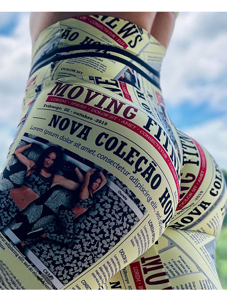 Miniatura: Sports Joggings Women Printed Workout Leggins 2024 New Sexy Gym Legging Fashion 