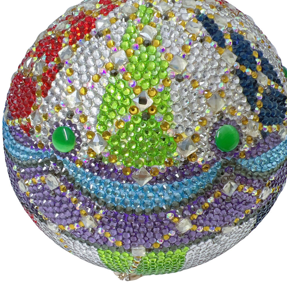 Miniatura: XIYUAN Hot Air Balloon Stones Evening Clutch Bags Minaudiere Evening Bags Diamon