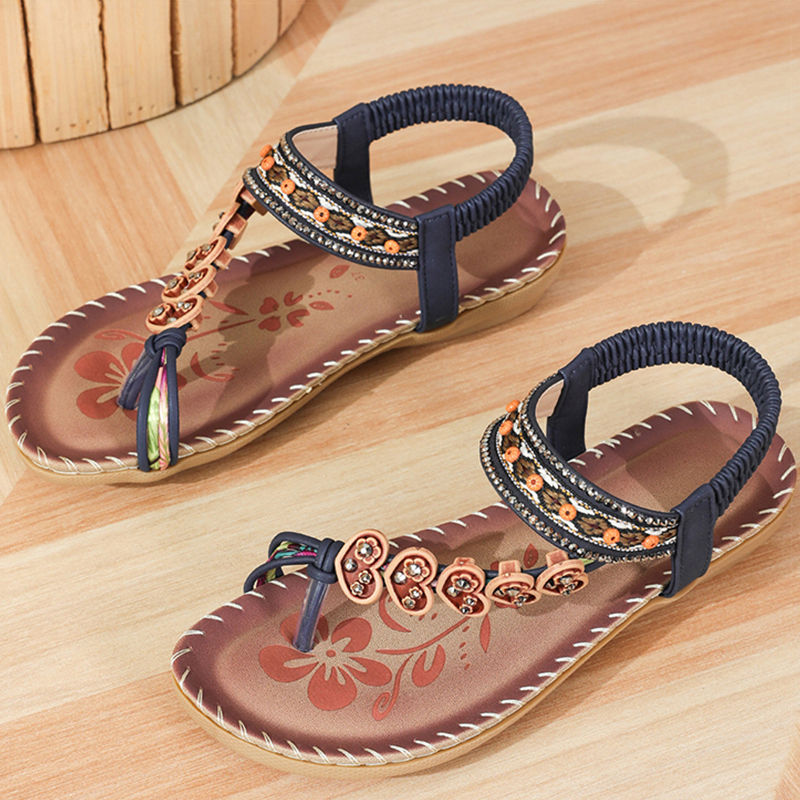 Miniature : Women's Sandals Bohemia Style Sandals Summer 2025 New Shoes For Woman Flip Flops