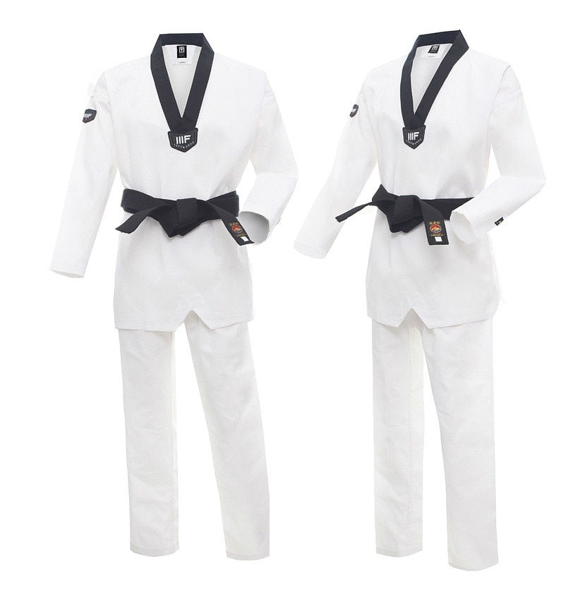 Miniatura: New Taekwondo Clothing Adult Children Kids Karate Suit Martial Arts Training 