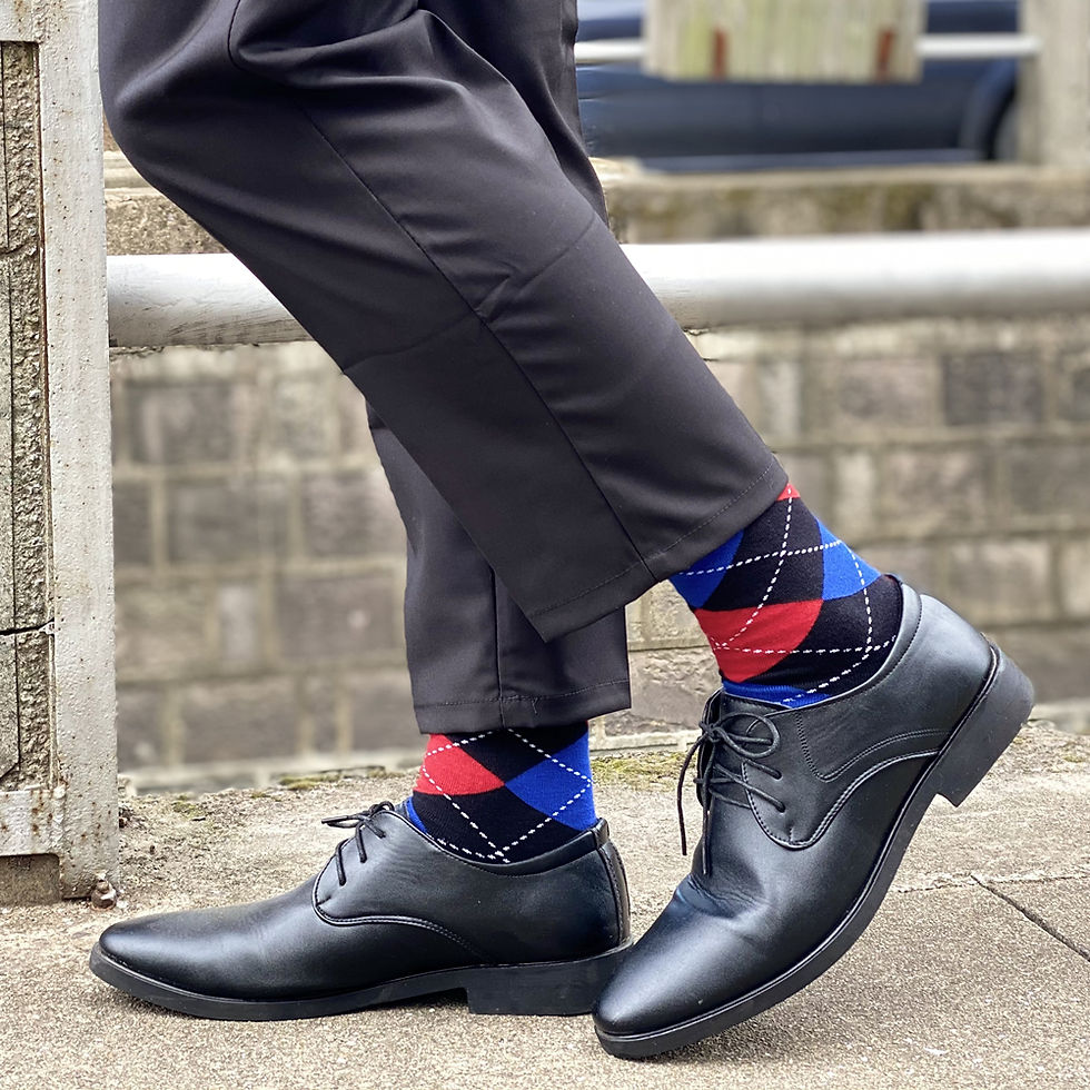 Miniature : Brand Men's Socks Soft and breathable High Quality Cotton black Classic pattern 
