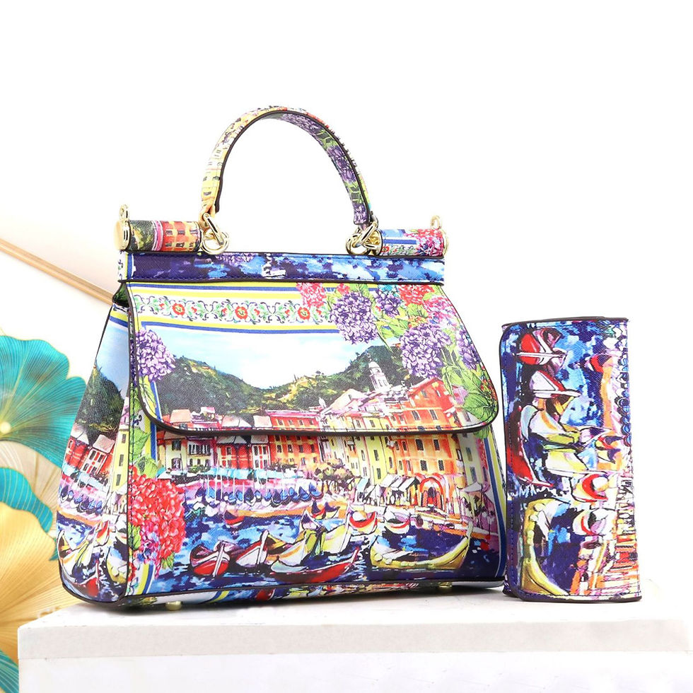 Thumbnail: 2025 Retro Print Shoulder Totes Fashion Ladies Bag Bolsa Feminina Classic Crossb
