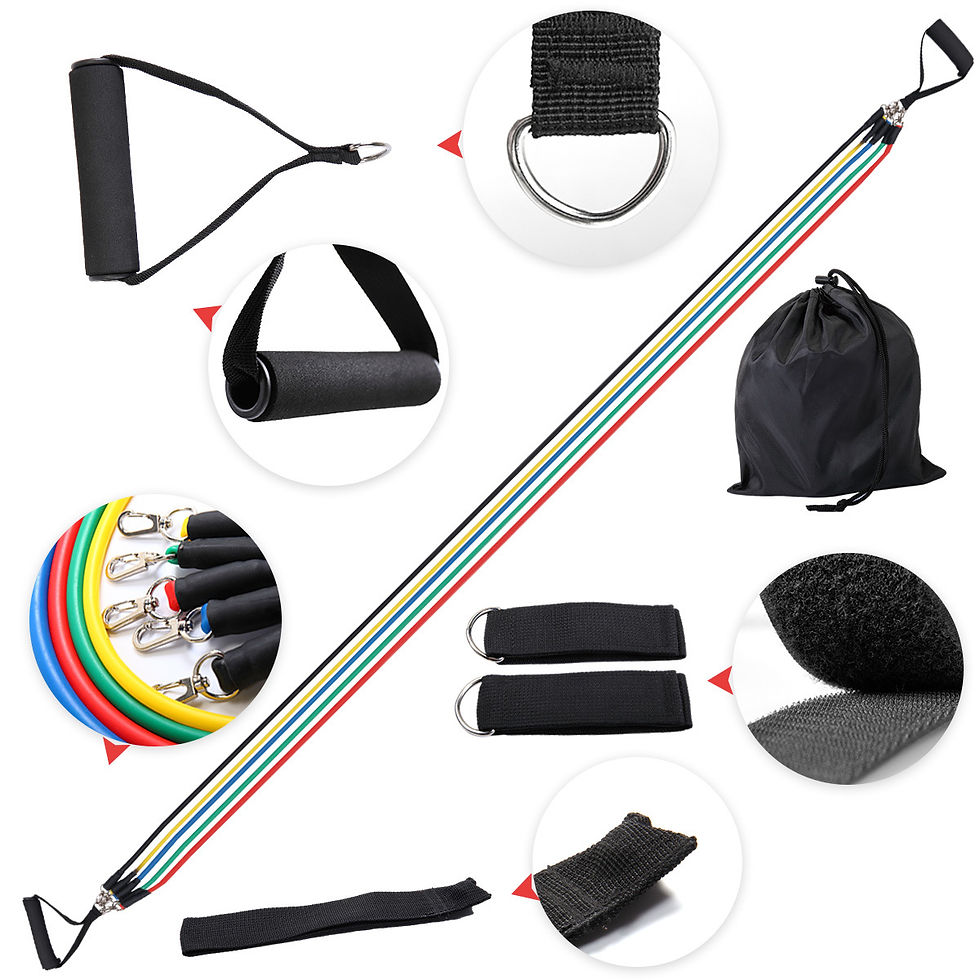 Miniatura:  (Clearance Sale)Resistance training band pull rope fitness suit suitable for in