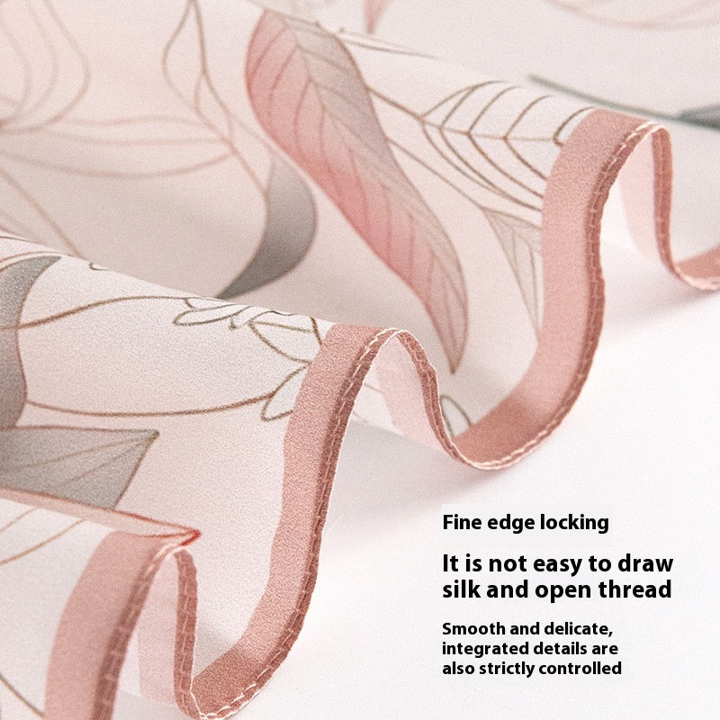 Thumbnail: 100% mulberry silk 53cm 2025 four seasons national style branch and leaf map flo