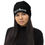 Miniatura: Beanie, Stretchy Double-Layered Prayer Warrior Cap - Black WT / Unisex