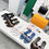 Miniature : New women's shoes, sizes 35 - 40, denim flip-flops, mid-heel, genuine leather, s
