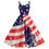 Miniatura: American Flag Pirnt Party Dress Sexy Sleeveless Suspender Formal Dresses for Wom