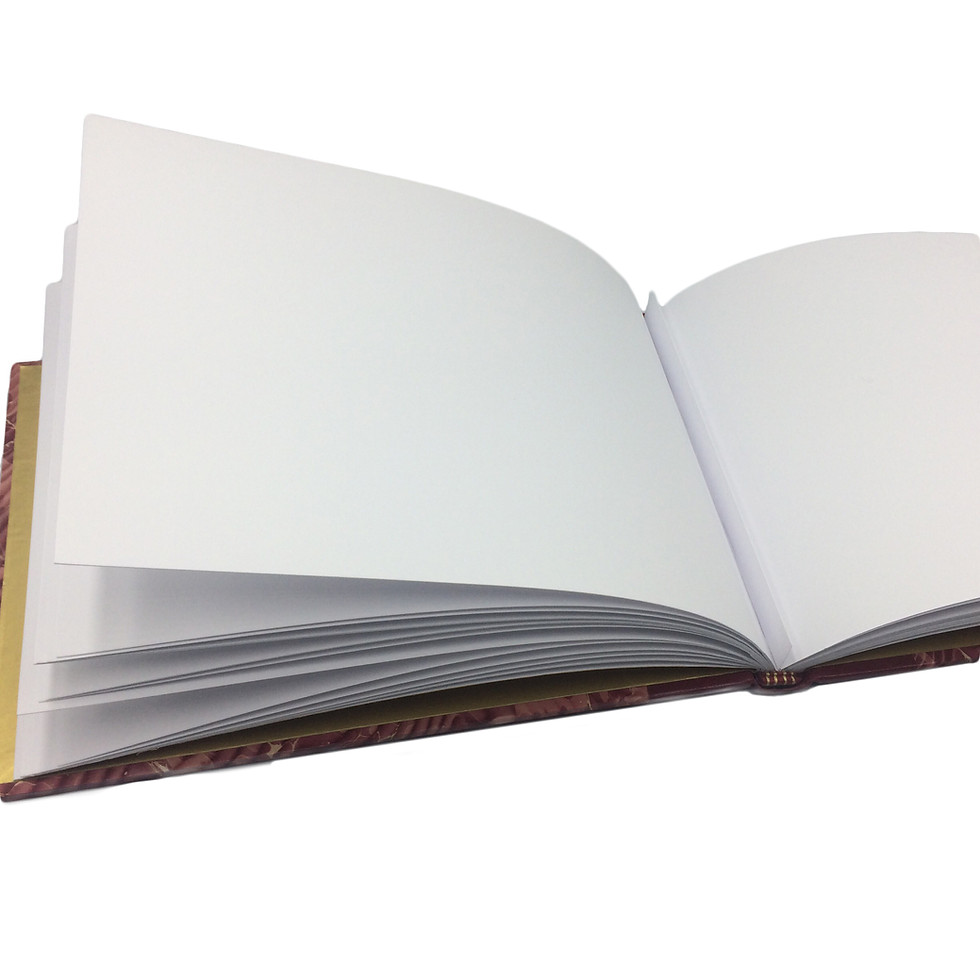 Thumbnail: Handmade Full Leather Guest Book