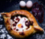 Adjarian Khachapuri with basturma