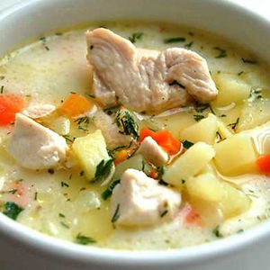 Հավով ապուր