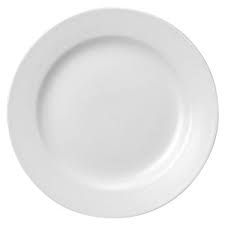 White dinner Plate