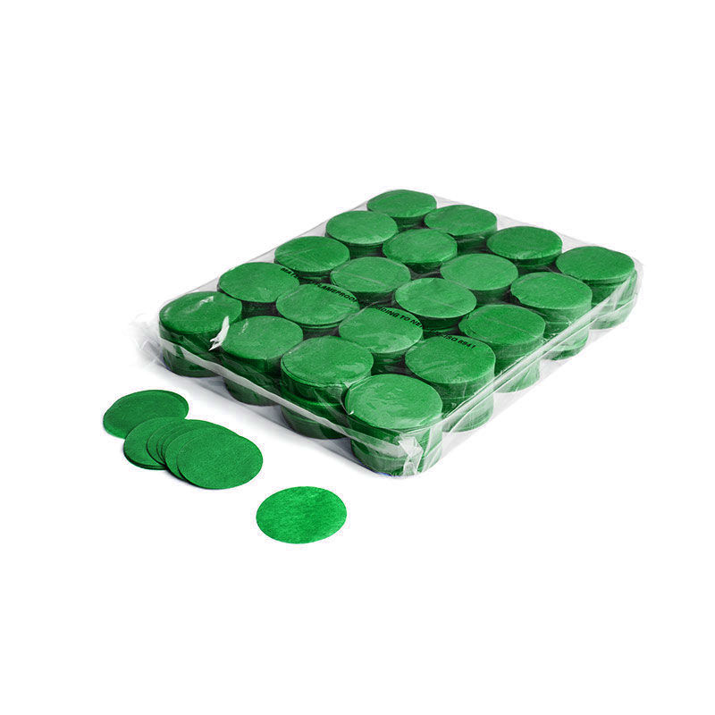 Slowfall confetti rounds 55 mm - Dark Green