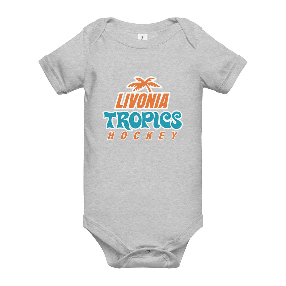 Thumbnail: Tropics Baby short sleeve one piece