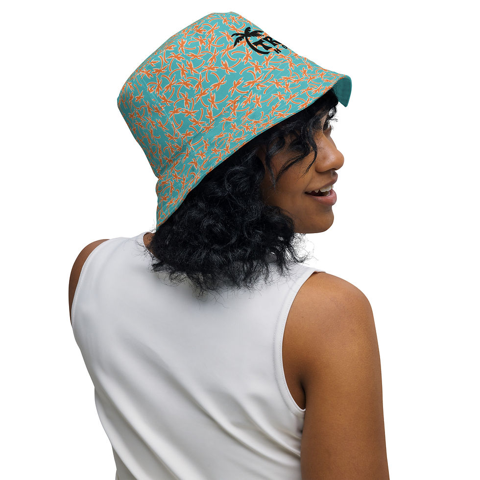 Thumbnail: Tropics Reversible bucket hat