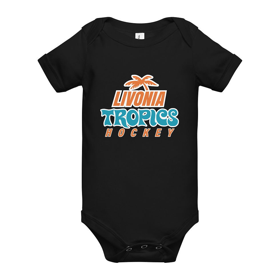 Thumbnail: Tropics Baby short sleeve one piece