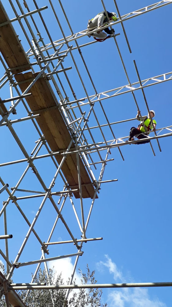 Scaffolding in action!