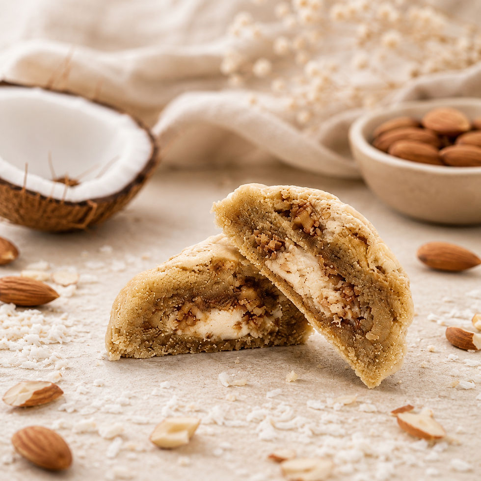 Cookie coco croustillant amande
