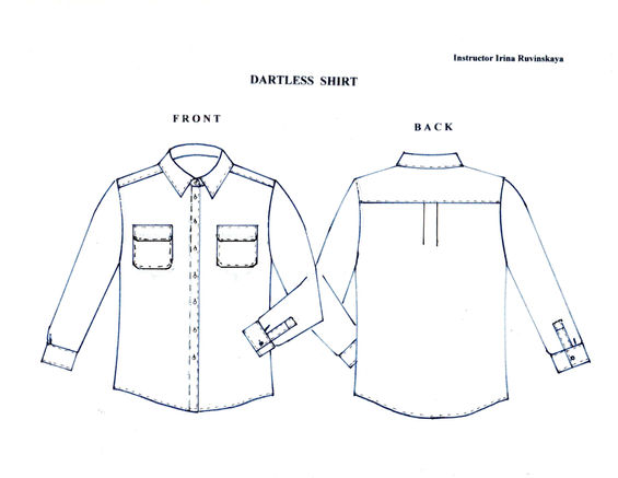 Dirtless Shirt Sketch