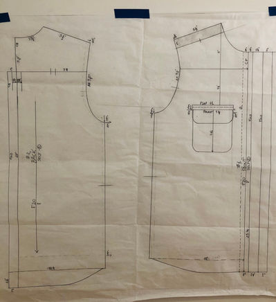 Dartless Shirt Draft Pattern