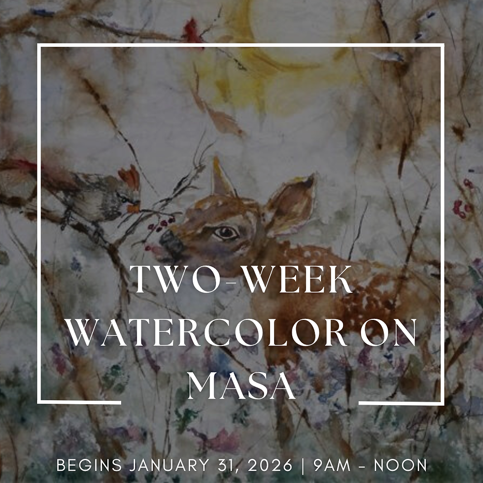 Two-Week Watercolor on Masa