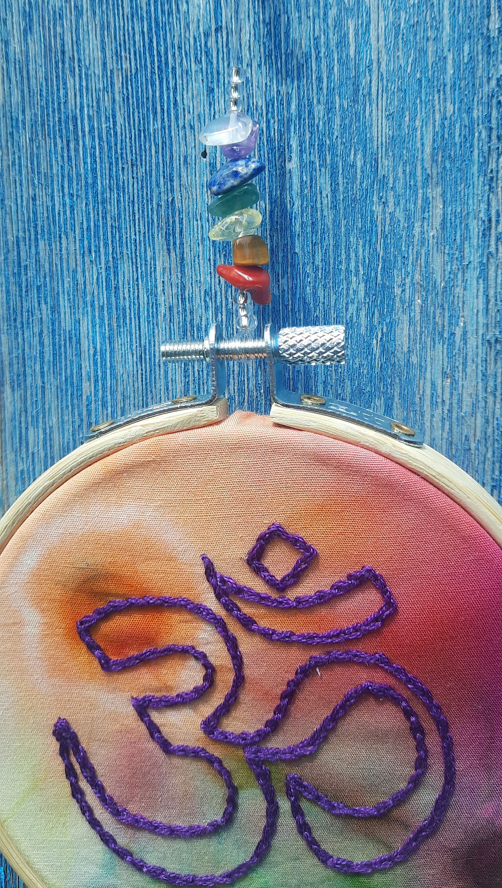 Thumbnail: Om Embroidered Hoop