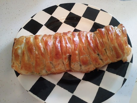 Chicken A La King in Puff Pastry
