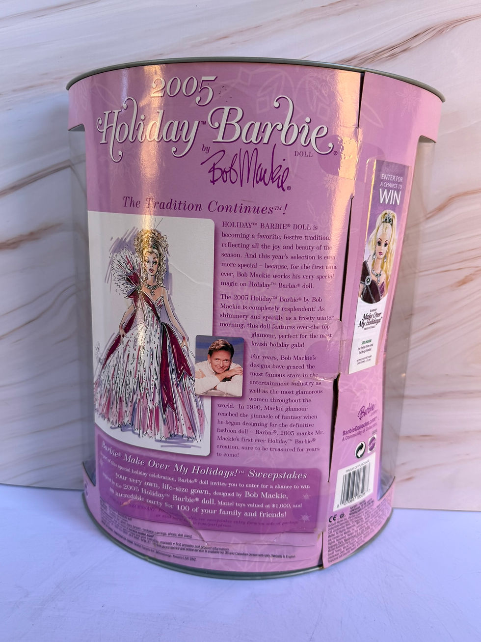 Thumbnail: 2005 Holiday  Barbie by Bob Mackie