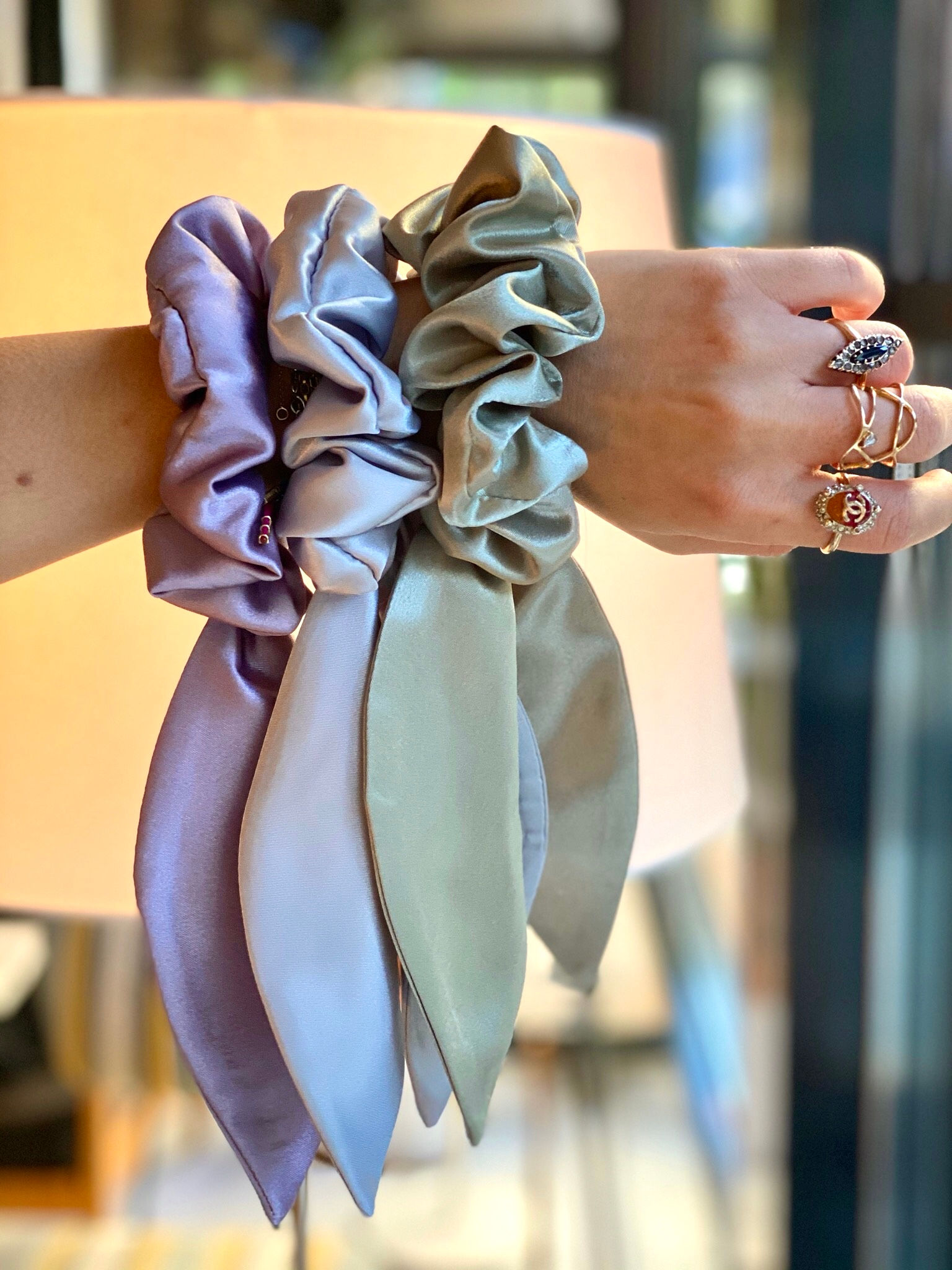 EMILY | 2'li Scrunchy Bunny Set