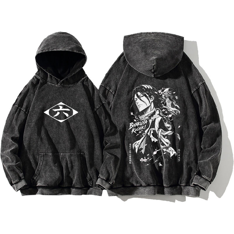 Moletom Bleach Byakuya Kuchiki Vintage Streetwear