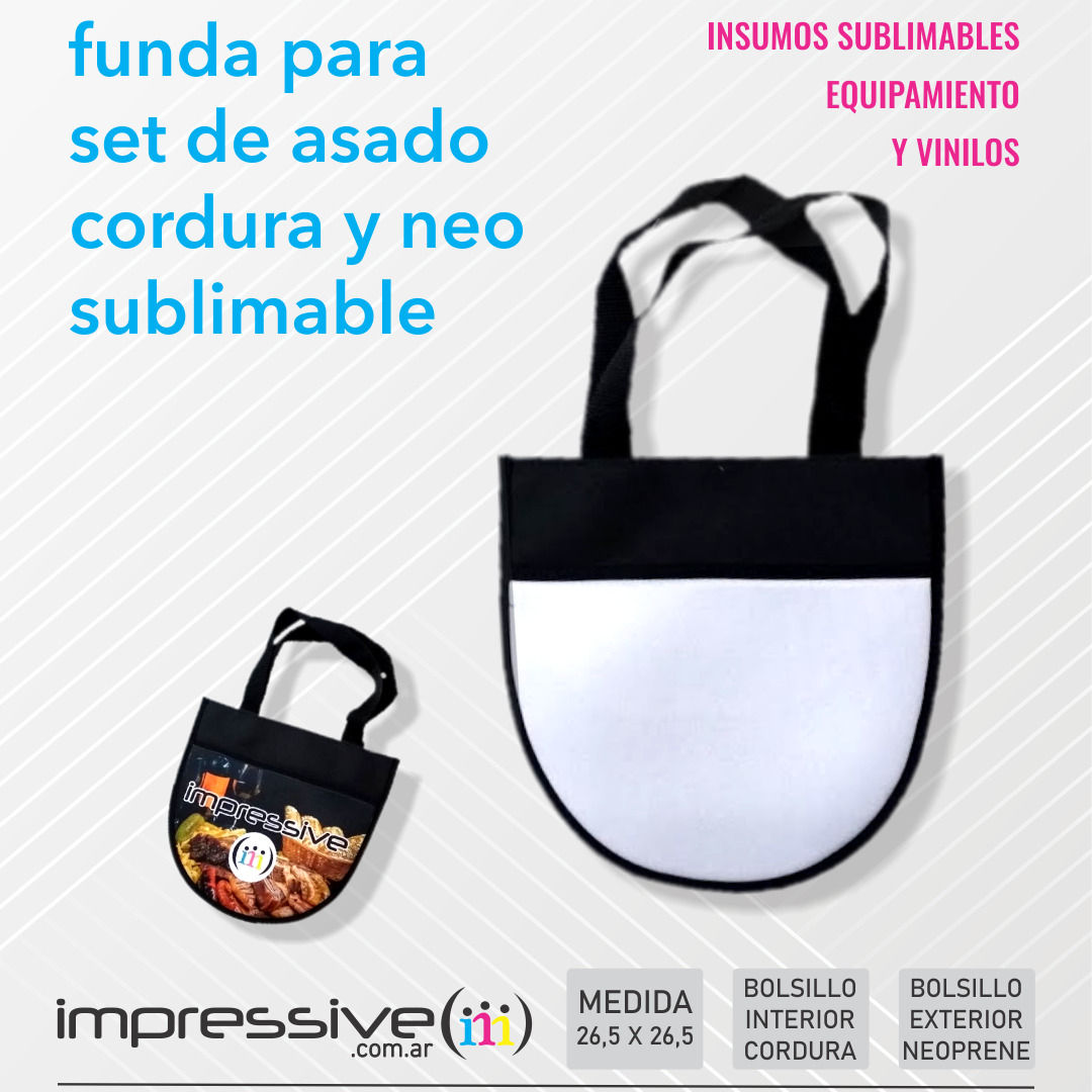 FUNDA PARA SET DE ASADO SUBLIMABLE