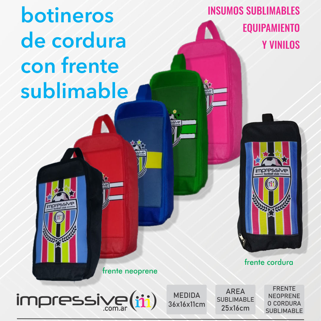 BOTINERO CORDURA FRENTE SUBLIMABLE