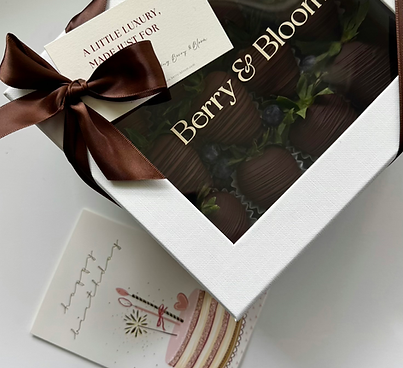 box of chocolate covered strawberries