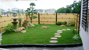 I様邸 ベランダを庭園に