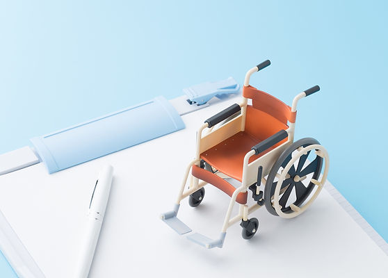 車椅子の模型