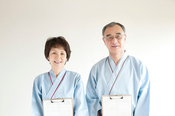 人間ドック受診の夫婦
