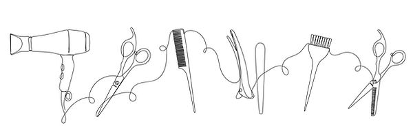 理美容の道具イラスト