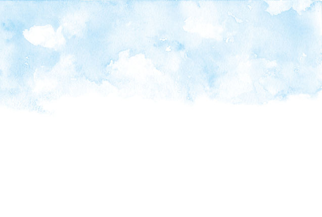 青い水彩画