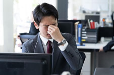 疲労した男性