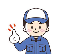 指をさす整備士