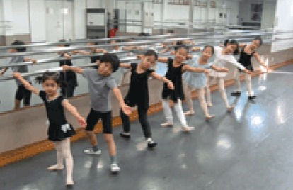 子供たちの練習風景