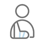 骨折のイラスト