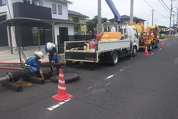 公共下水道中継ポンプ清掃作業