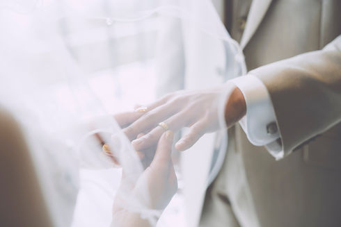 結婚指輪交換